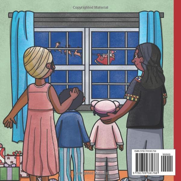 Twas The Night Before Christmas: The Classic Poem Book, Featuring a Black / African American Santa & Family. - Image 2