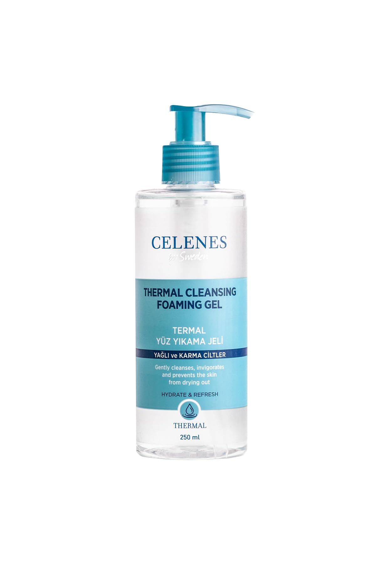 Celenes By Sweden Thermal Yüz Yıkama Jeli Yağlı ve Karma Ciltler (250 ml)
