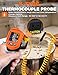 POROMETISTO 6-in-1 IM06MAX Temperature Gun,-58-1472°F Infrared/Ambient Temperature Measurement Infrared Thermometers,Industrial Laser Thermometer Gun with 4 in 1 High/Low Temperature Alarm Setting