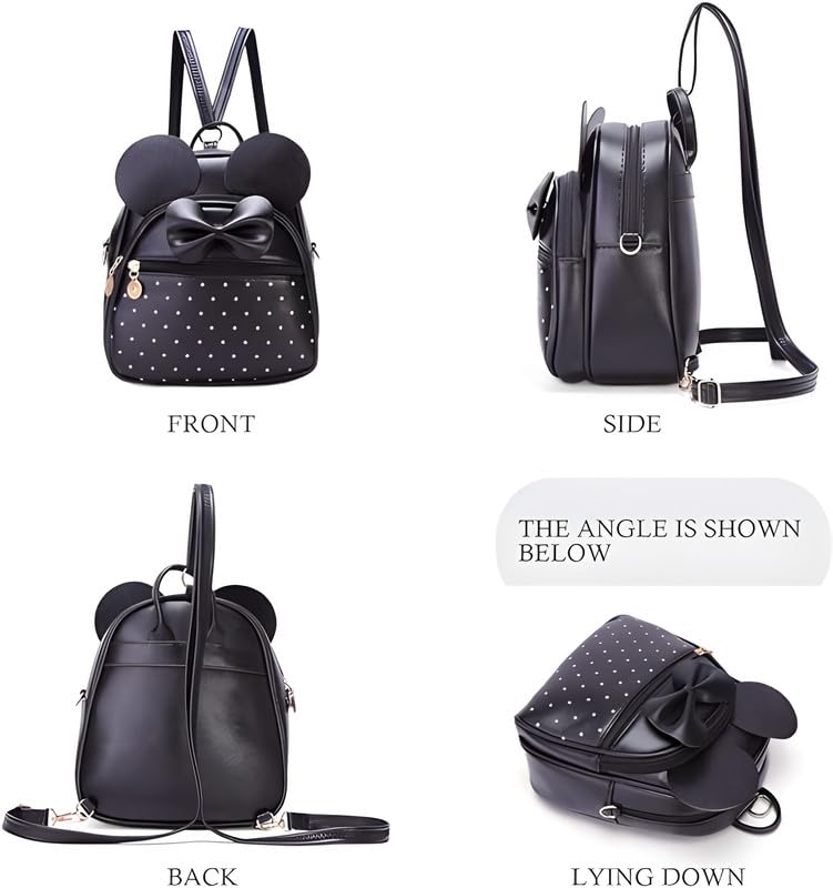 ShopyVid Polka Dots Mini Backpack for Girls/Rakhi Gifts for Sister/Rakhi Gift for Sister Kids 2