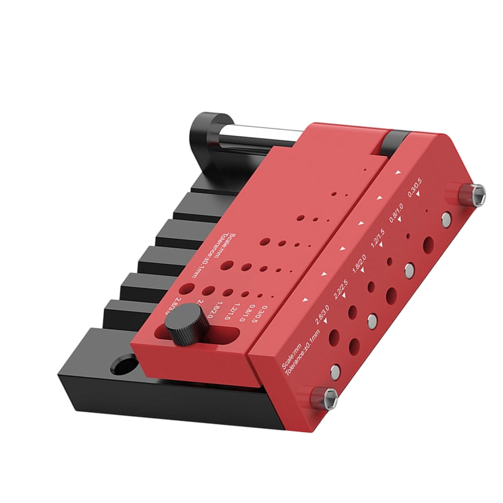 Zxfdsfdbnm Ergonomic Round Rod Drilling Guide Center Finder Aligner For Accurate Hole Alignment In Wood Metal Abs Model Projects Accurate Round Rod Hole Locator