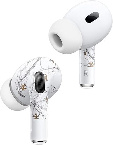 Miniatura 2 de MightySkins Skin compatible con Apple AirPods Pro 2 - Ocultar la nieve  Funda protectora de vinilo duradera y única  Fácil de aplicar, quitar y