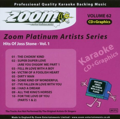 Karaoke - Zoom Platinum Artists Series Vol.62: Hits of Joss Stone Vol.1/+Graphics [Audio CD]