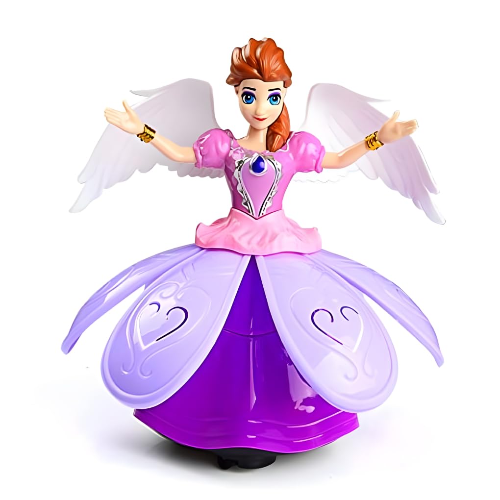 KEENBEY Musical Toys for Kids Dancing Princess Doll 360 Degree Rotating Light & Sound Toy with Bump and Go Action for 1 Year Old Baby Boys & Girls (B0CH8W3YF3) Amazon Price History, Amazon Price Tracker