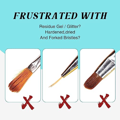 Image of Nail Art Brush Cleaner 2 oz - Nail Brush Cleaner and Conditioner | for Solid Gel Polish /Nail Extension Gel /Acrylic Nail Brushes, Quickly and Easily Acrylic Nail Brush Cleaner and Restorer