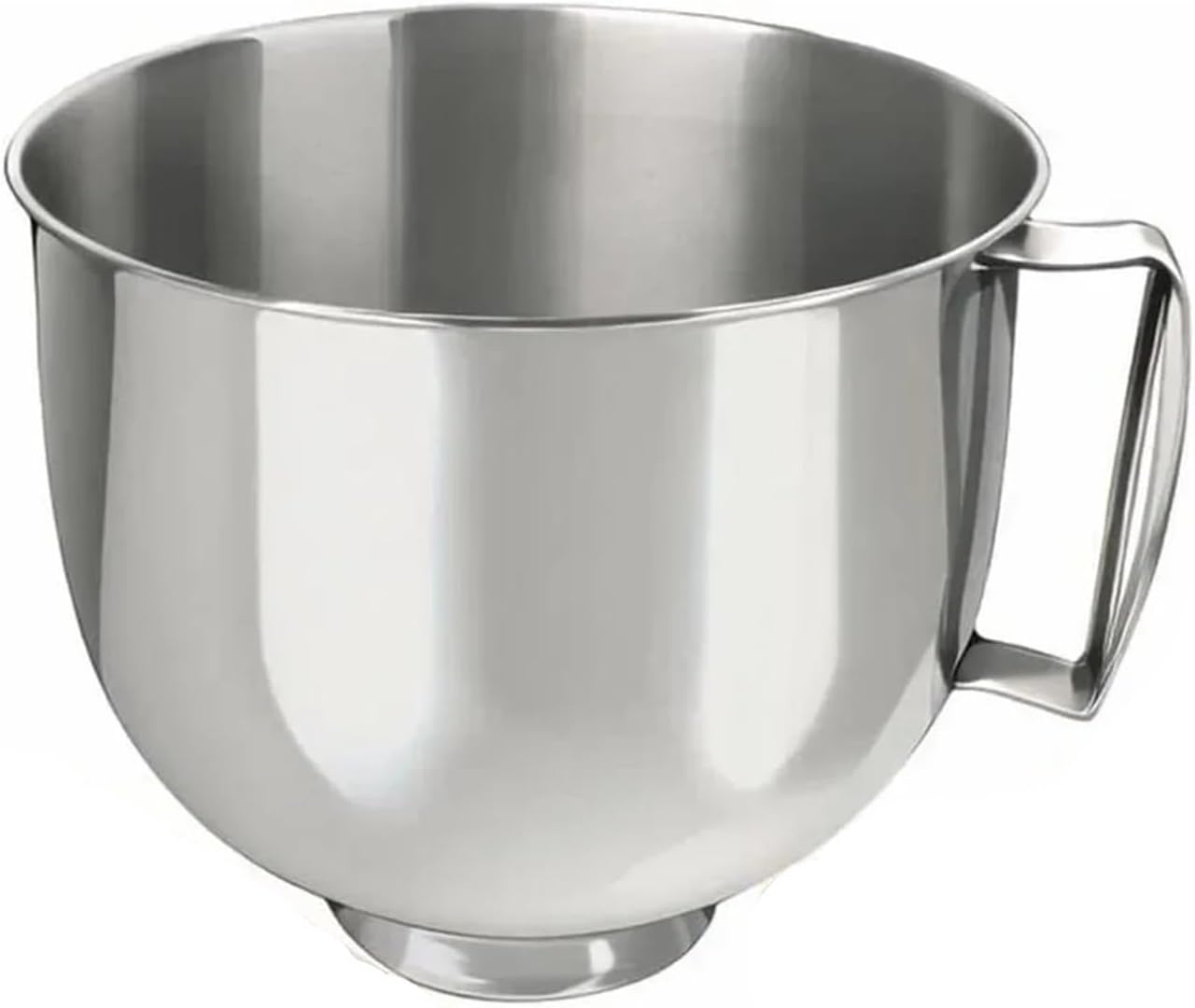 Mixing Cup,Stainless Steel Mixing Bow,for KitchenAid,Stand Mixers For 4.5QT/5QT Quart Tilt Head Stand Mixer Bowl Dishwasher