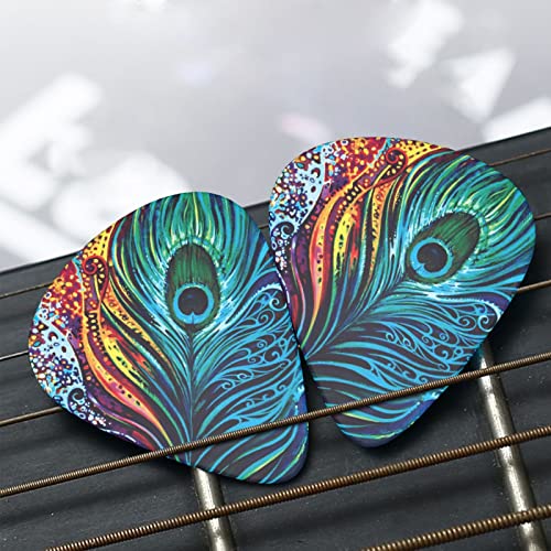 Médiators de guitare Paquet de 12 médiators de guitare paon colorés pour guitare électrique Guitare acoustique Diverses… - Les Beatles, Paul McCartney, John Lennon, RIngo Starr, George Harrison Médiators de guitare Paquet de 12 médiators de guitare paon colorés pour guitare électrique Guitare acoustique Diverses… – Image 7