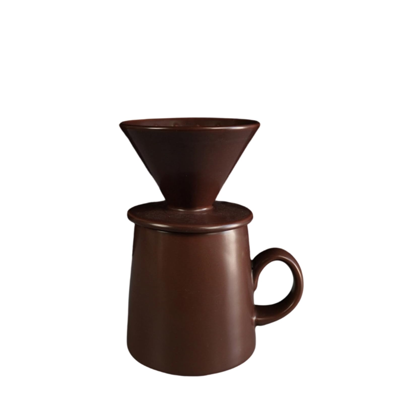 Tsophreniq Classical Ceramic V 60 Coffee Brewer 460ml with Great Flows Rate Home Brewing Coffee Set for Enhancing Flavor and Taste Home Brewing Set