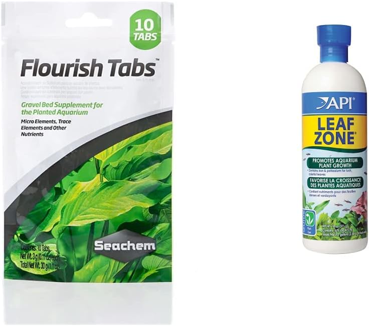Seachem Flourish Tabs Growth Supplement + API Leaf Zone