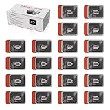 SUNSOUL 20pcs Radial Tire Patch 3.15' x 2.56', Heavy Duty Tire Repair Patches for Car Truck Bus Tractor Agricultural Vehicles
