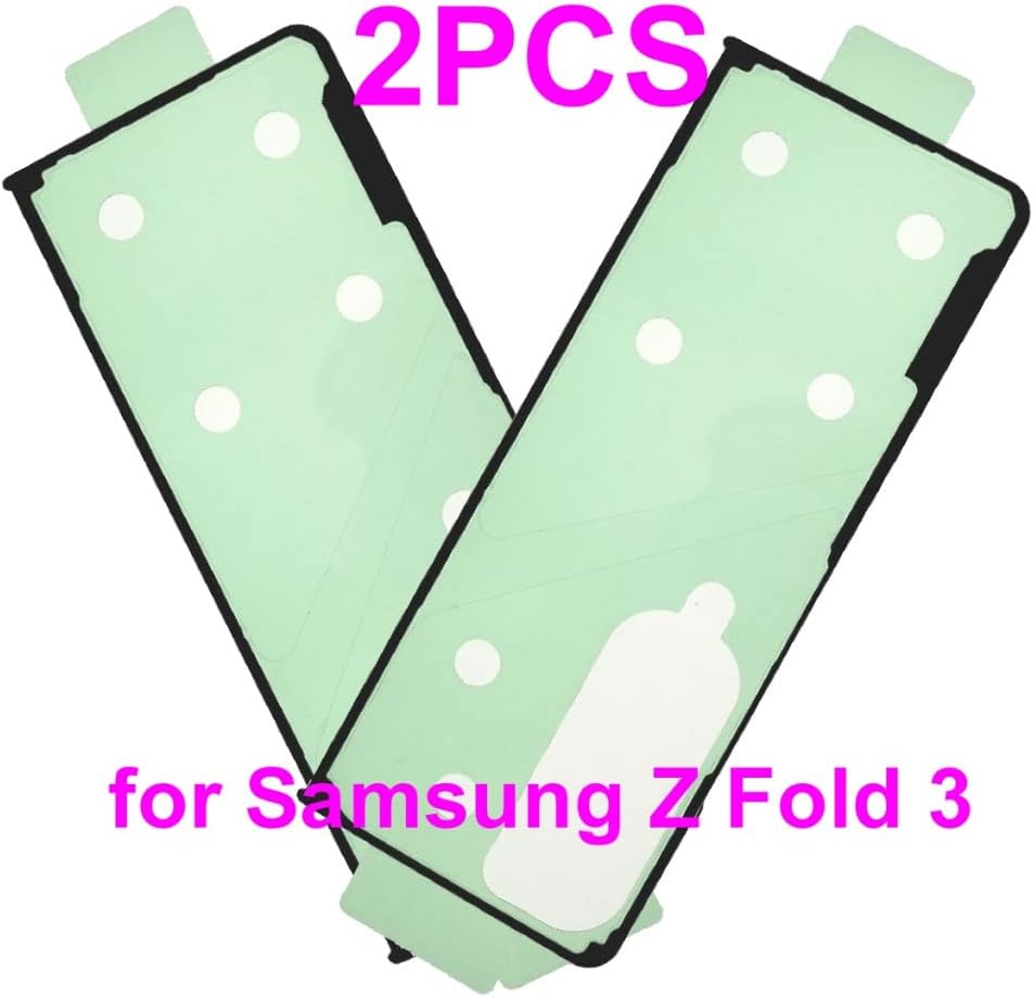 Back Battery Door Cover Adhesive Tape for Samsung Galaxy Z Fold 3 SM-F926U F926U1 F926 (Pack of 2)