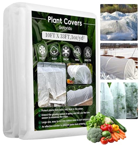 Plant Covers Freeze Protection, 10 ft x 33 ft 1.0