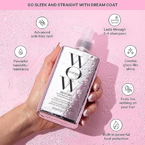 COLOR WOW Ultimate Frizz-Free Bundle - Award winning DREAM COAT and COLOR SECURITY SHAMPOO duo for long lasting frizz-free, shiny, glassy hair. Humidity-proof strands and built-in heat protection. - Thumbnail 3