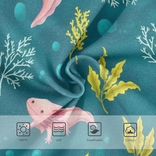 Kids Underwear, Cute Axolotls Toddler Girl Briefs, Girls' Cotton Brief Underwear, 2T–8 Years3