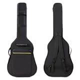 Evil Hair 36 Inch Acoustic Guitar Gig Bag Waterproof Dual Adjustable Shoulder Strap 5mm Padding Backpack with Accessories -For 36" Acoustic Classic Guitar