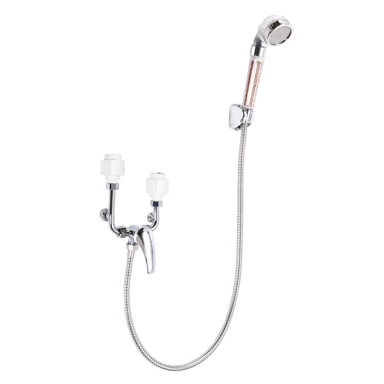Scaldacqua istantanea da 50 l, 2000 W, scaldabagno elettrico con doccetta a mano, 25 – 75 °C, serbatoio per acqua calda, riscaldamento elettrico