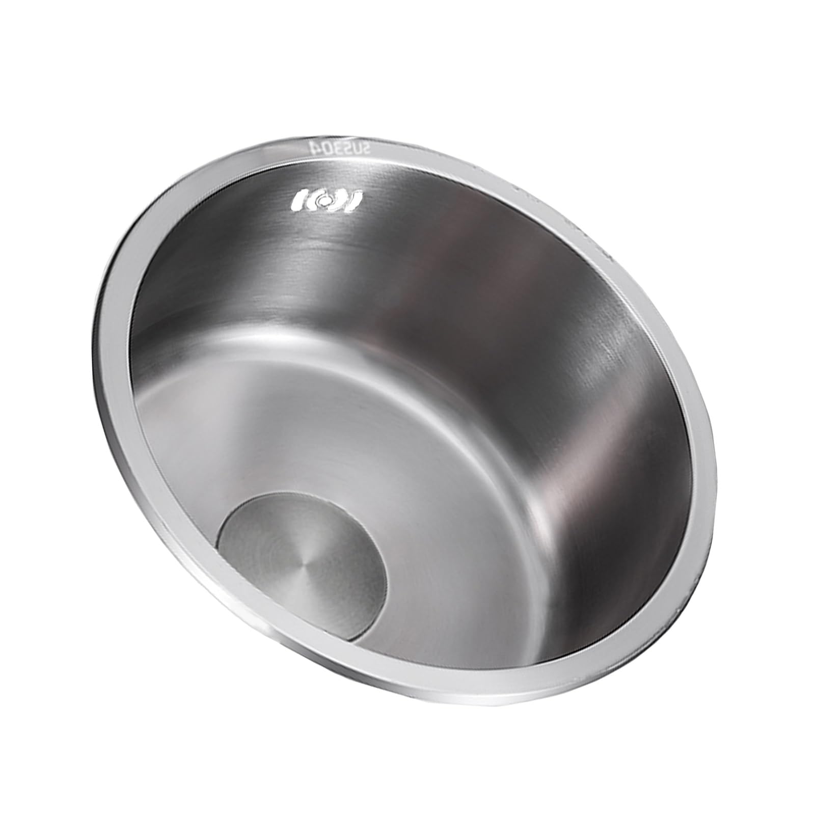 Évier de comptoir de bar rond encastré 28 cm pour studio moderne