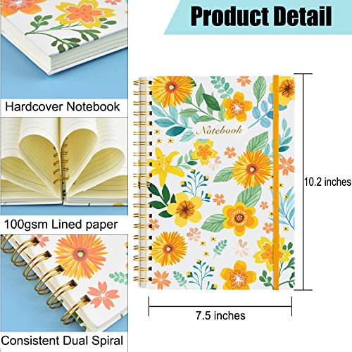 Carnets à spirales B5 de qualité supérieure avec papier épais 100g/m² opaque - 2