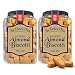 La Dolce Vita Classic Italian Biscotti: 2 Jars of 40 Oz