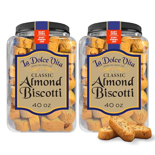 La Dolce Vita Classic Italian Biscotti, 40 oz (2 Pack)