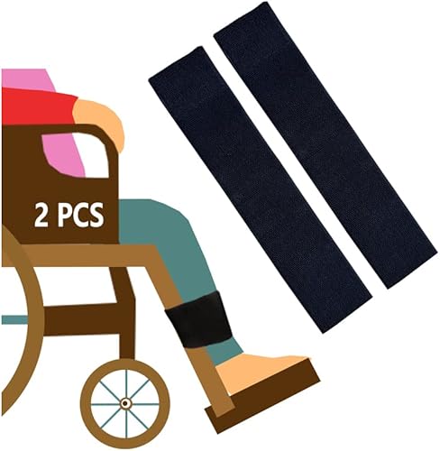 Correas para reposapiés para silla de ruedas, cinturón de seguridad médico, soporte de piernas, arnés de sujeción para patas de ancianos, demencia,