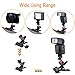 UTEBIT Tripod Camera Clip Clamp with 360 Degree Swivel Mini Ball Head 2 Pack Clip Camera Mount Photography Accessories 1/4'' Screw Black Spring Clamp for DSLR Video Photoshoot Studio