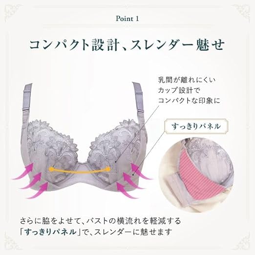 Amazon | [ルシアン] 大きめバスト専用 コンパクト設計 4/5