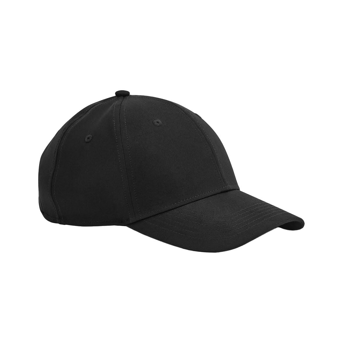 Beechfield - Black All Round Performance Cap - Baseball Cap, Sun Hat, Sports Cap, Mens Cap, Women's Cap, Sun Hat, Sports Hat - 100% Recycled Polyester Unisex Performance Cap