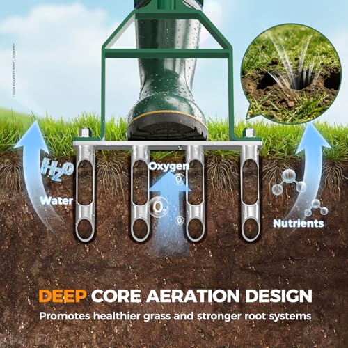 Herramienta manual para airear césped Suntee miniatura 4