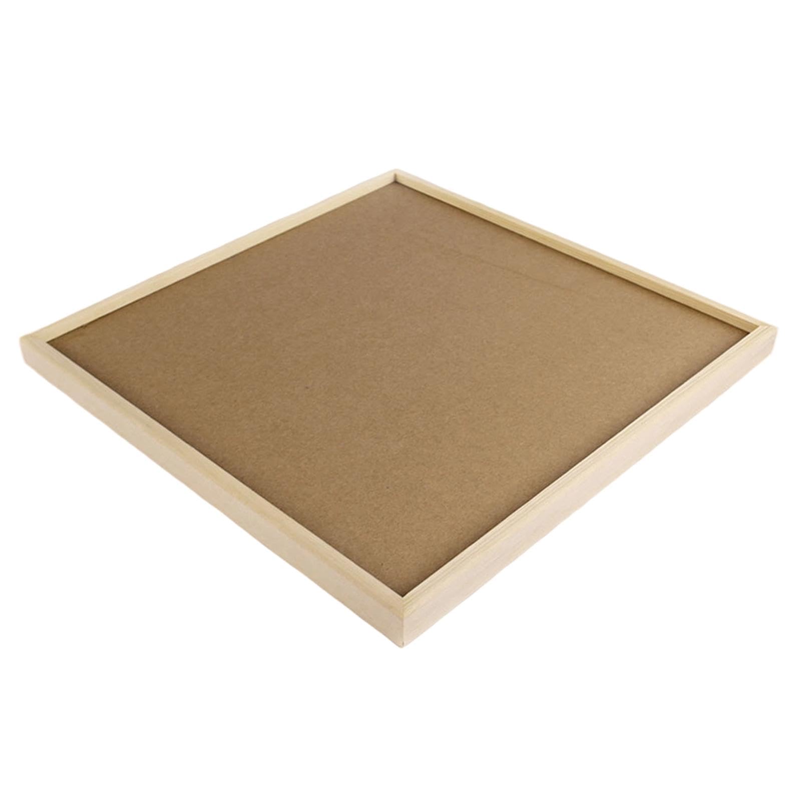 Base per Diorama, Tavola per Diorama in Legno, Vassoio per Scene per Assemblare Miniature E Figure per Creare Paesaggi, Materiale per Modellismo, 29.7 Cm X 29.7 Cm