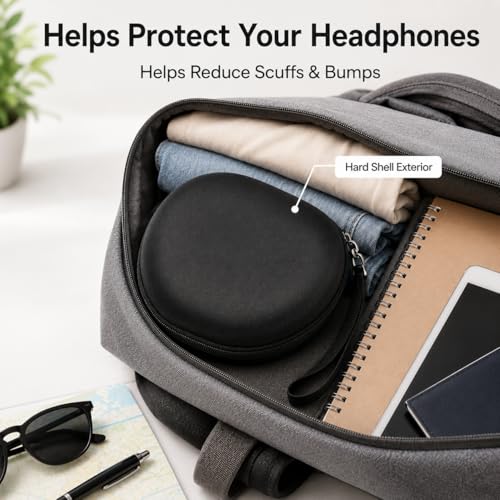 Image of Headphone Case for Skullcandy Crusher /Hesh /Evo, for JLab JBuds Lux ANC | for TOZO HT3 /HT2 Wireless Over-Ear Bluetooth Earphones, Travel Carrying, Daily Commute /Gym /Outdoor Use, Hard Box Only