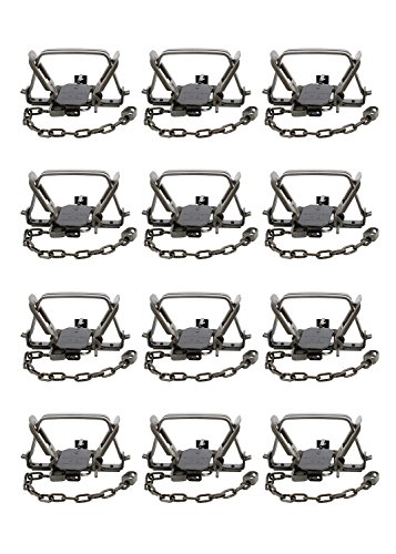 Redneck Convent RC Animal Traps Large Animal Trap Leg Trap Foot Traps for Coyote, Lynx, Bobcat Trap no. 3 CS OS (0501) 6in Offset 1-Pack