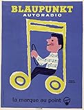 BLAUPUNKT Autoradio, Nachbildung, Poster-Format, 50 x 70 cm, Papier, 300 g, Verkauf der digitalen Datei, HD, wir sehen (Boutique : affichevintage.fr)