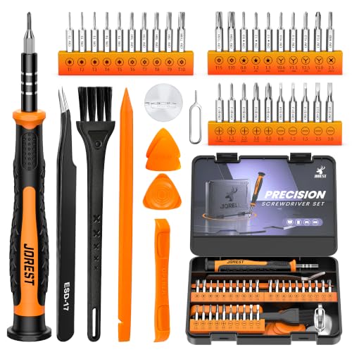 JOREST 40Pcs Small Precision Screwdriver Set with Torx Triwing Phillips, Mini Repair Tool Kit for...