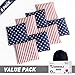 POTIVE Cornhole Bags Set of 8 Regulation Corn Hole Bean Bags for Cornhole Game, Professional Weather Resistant Corn Hole Bags with Tote Bag(Small Stars/Stripes)