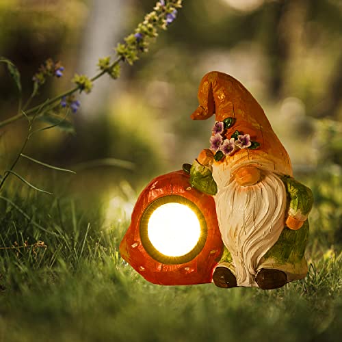 2 Stück Solar-Zwerg-Lichter, Garten-Harz-LED-Strahler für den Außenbereich, Wege, Hof, solarbetrieben, wasserdicht, dekorative Statuen, Figur für Landschaftsdekoration