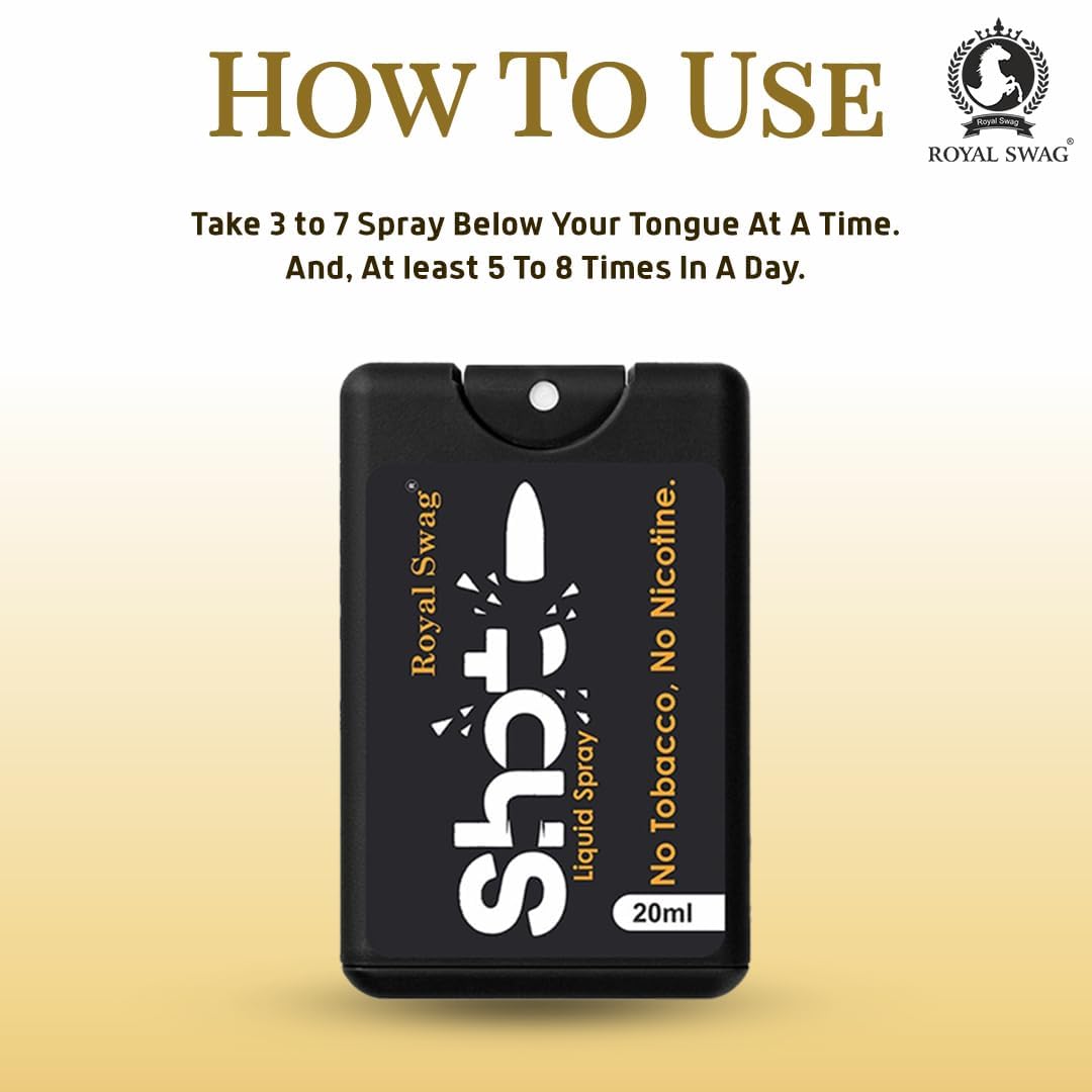ROYAL SWAG Ayurvedic Cigarette Nicotine and Tobacco Free Combo -15 Stick with Shot (Frutta, Clove and Mint- Each 5)