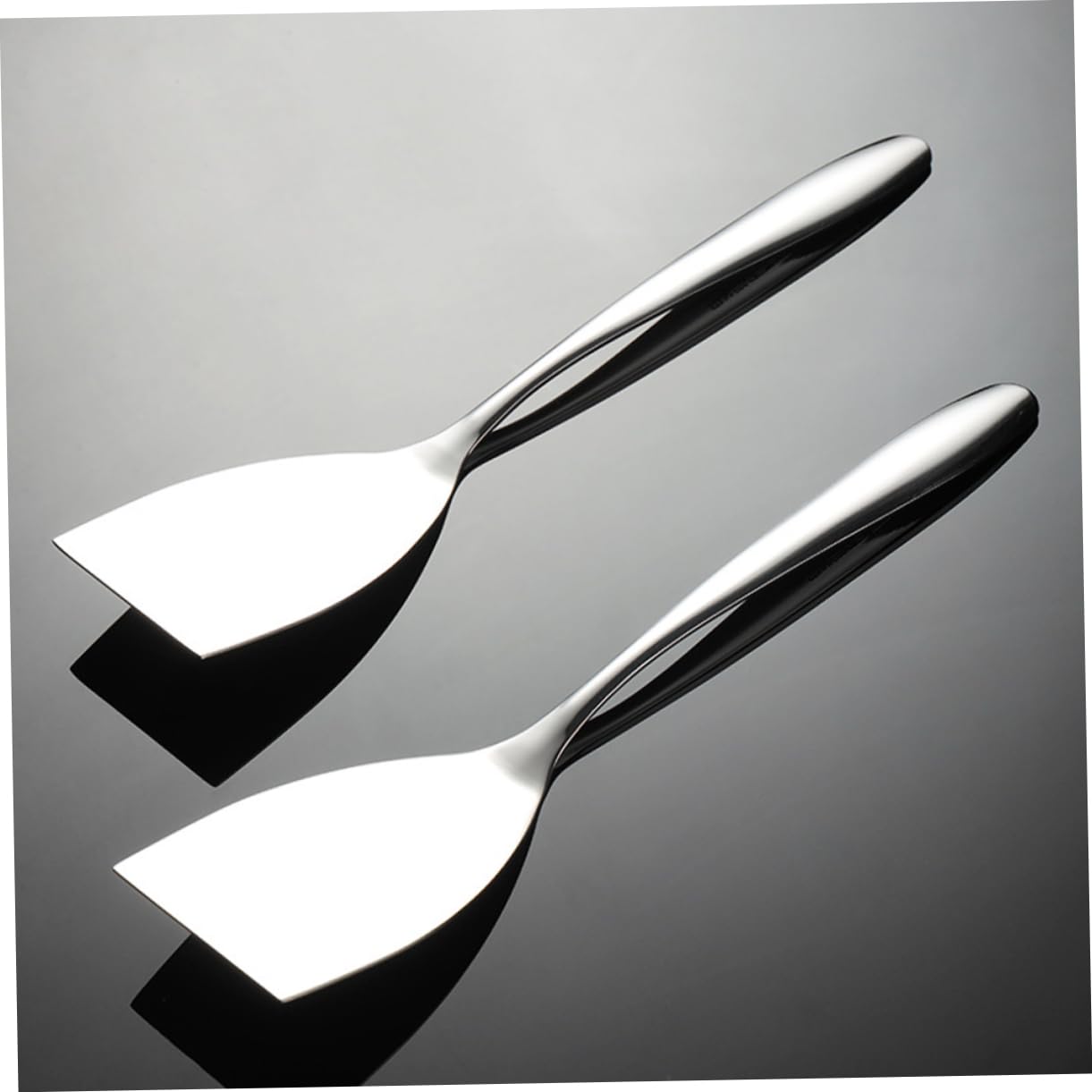 Toyvian 10pièces Spatule Acier Spatule Pour Poisson Et Pizza Ustensile De Cuisine Multifonction Pour Barbecue Et De Steak