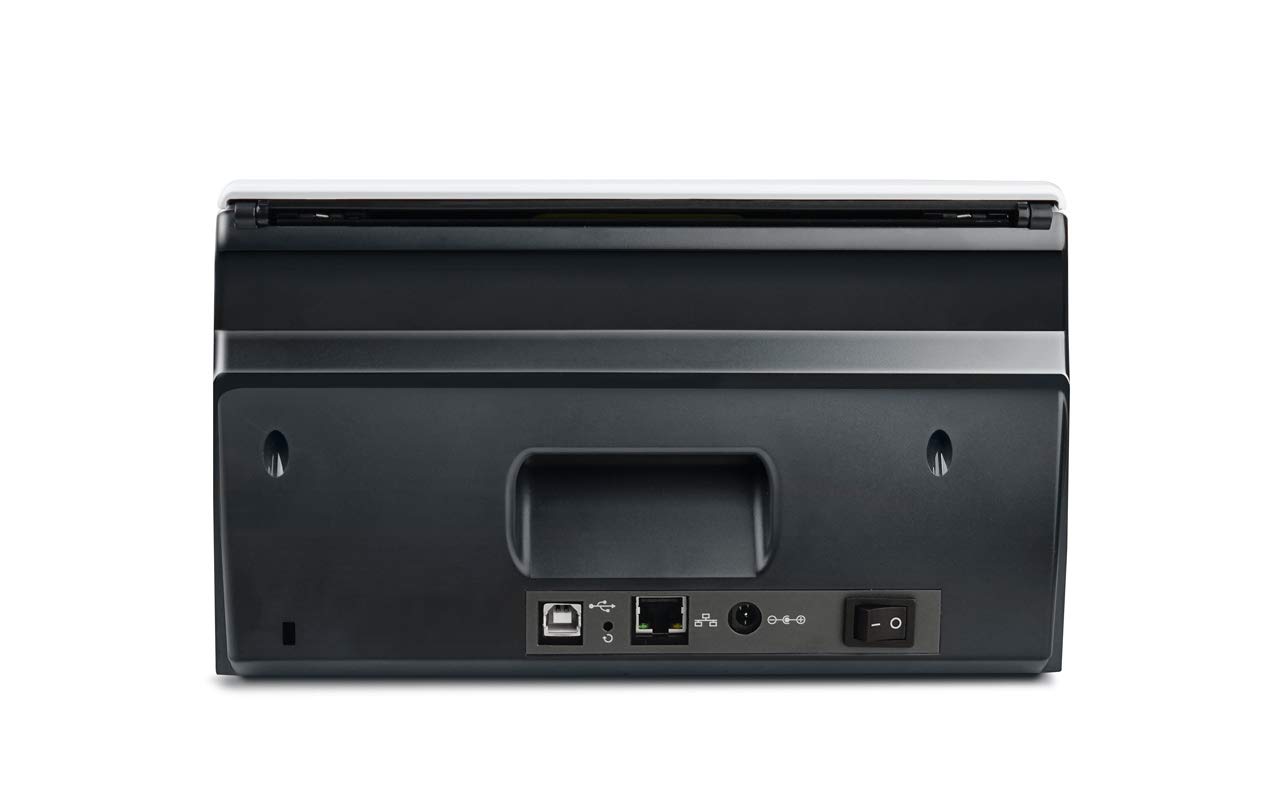 Plustek SmartOffice PN30U Duplex netzwerkfähiger Dokumentenscanner mit Ultraschall- Doppelblatterkennung (ADF, 600dpi, 30ppm) inkl. DocAction Software für Windows und Mac
