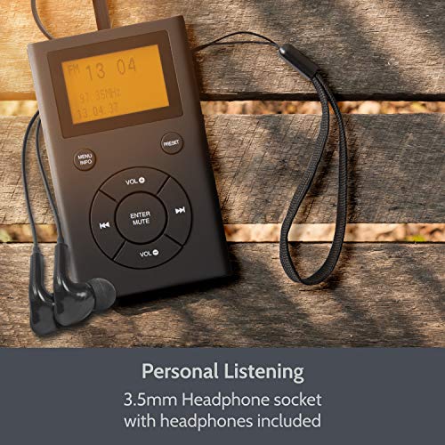 DAB Radio, DAB Plus Radio Klein Digitalradio mit Wiederaufladbarem Akku, Persönliche Tragbares Radio, Mini Radio DAB/DAB… - Image 6