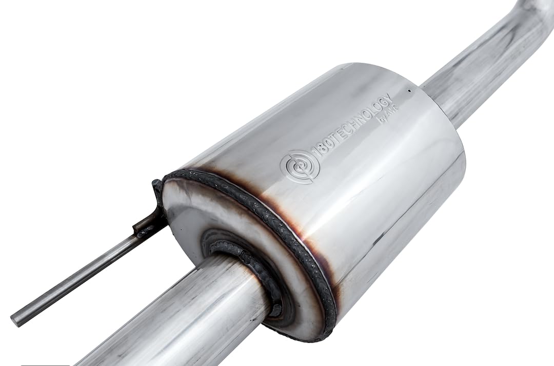 2015+ Ford F-150 0FG Single Exit Performance Exhaust System w/4.5in Diamond Black Tips - 3015-23058