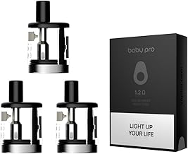 VAPTIO Avocado Baby Pro Pod Coil MTL 1.2ohm 10W~12W For Avocado Baby Pro Kit, 3 Pieces Per Pack, No E-Liquid No Nicotine (1.2ohm)