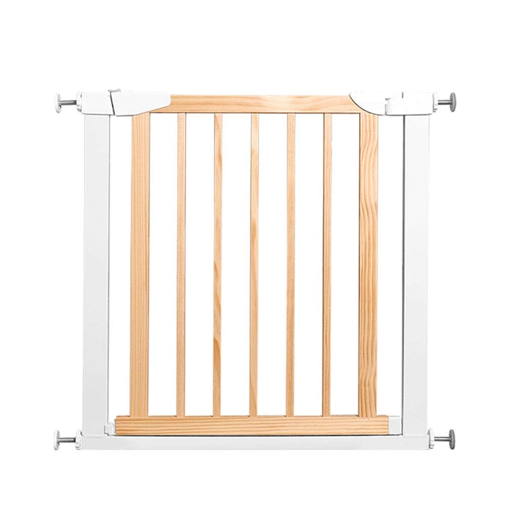 Porte de sécurité en bois pour enfants haute 75cm extensible pour grands balustres d'escalier