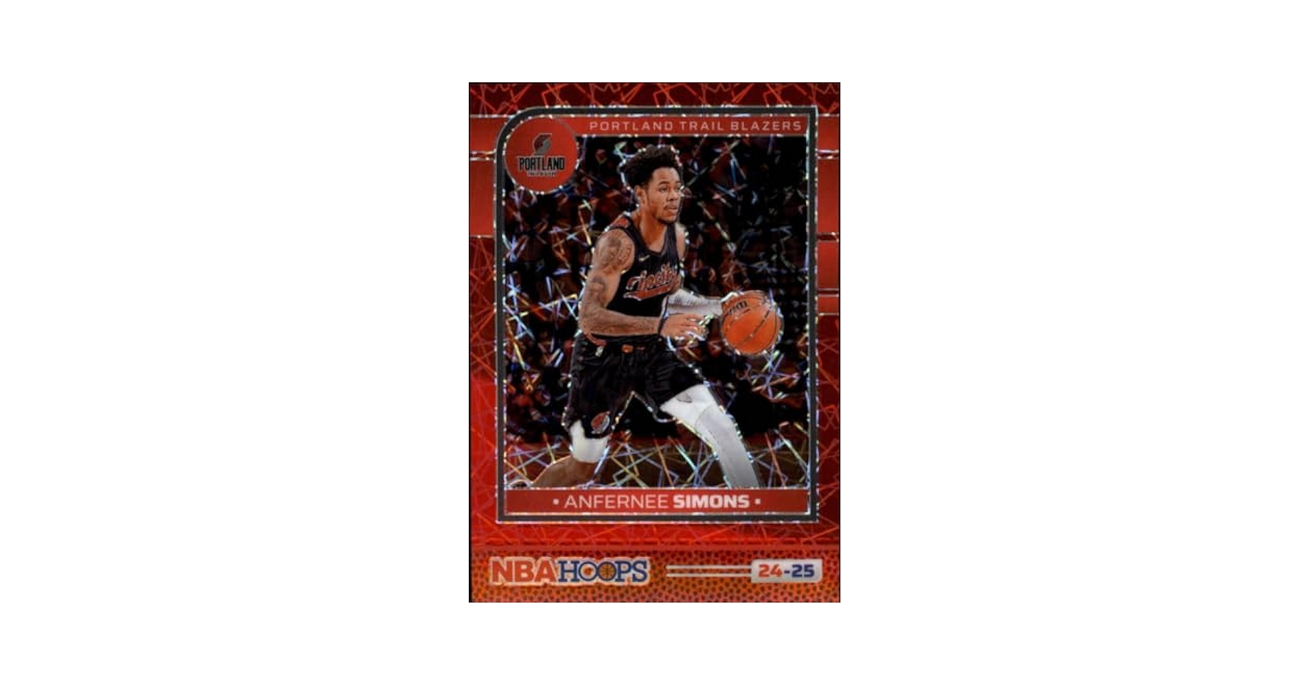 Amazon.com: 2024-25 NBA Hoops Premium Prizms Red Lazer #127