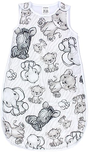 TupTam Gigoteuse Bébé 2.5 TOG – Turbulette Toutes Saisons Sans Manches avec Fermeture Éclair Latérale, Safari Beige, 68-74