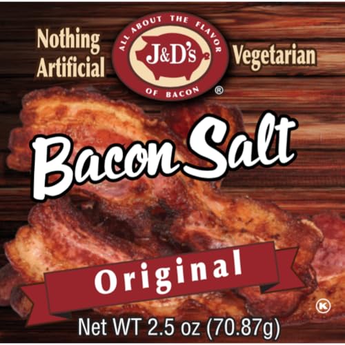 J&D'S All About The Flavor Of Bacon SS-TWA-1392 J&D'S Bacon Salt, Original, 2.6 Ounce, Bacon-Flavored Seasoning Salt, Vegan thumb #1