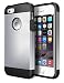 iPhone 5S Case,iPhone SE Case,Geminiman Hybrid Dual Layer Slim Case Flexible TPU Bumper & Hard PC Back Rugged Premium ShockProof Protective Durable Cover For iPhone 5S/SE/5(Silver)