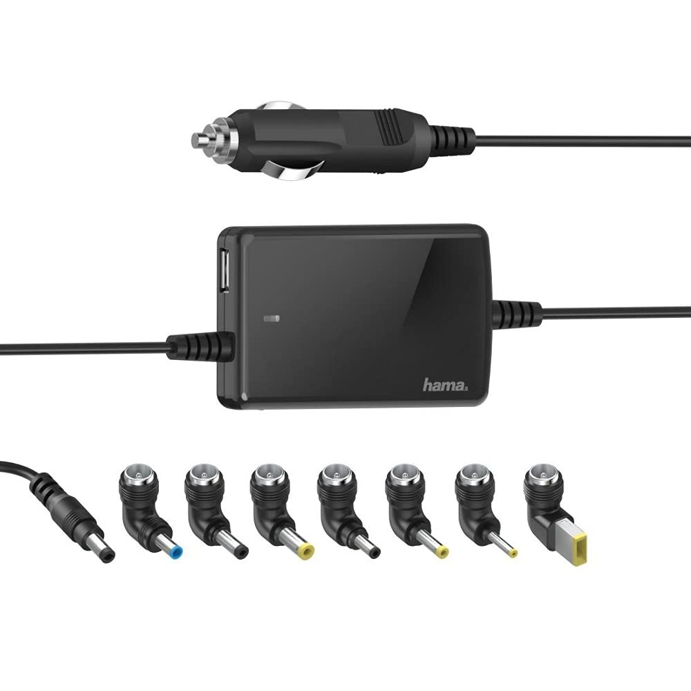 Fuente De Alimentacion Regulable Hama - Fuente De Alimentación Universal Ajustable 12V (Cargador Ajustable, Adaptador AC 300mA, 3.6W, Máx. 12 V, Con 7 Enchufes USB Y DC, Fuente De Alimentación Conmutada Para