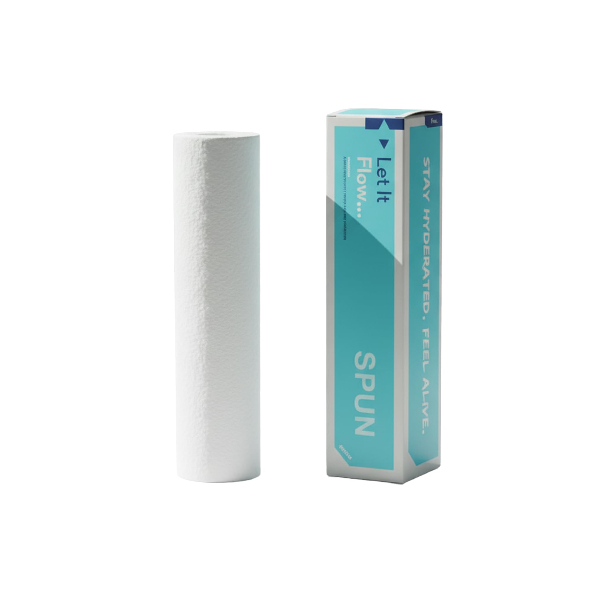 skyblue Set of Two High Density 10-Inch 5 Micron PP Spun Filter for pre Filter of All Type RO Water Purifiers(1, Spun)-image-20
