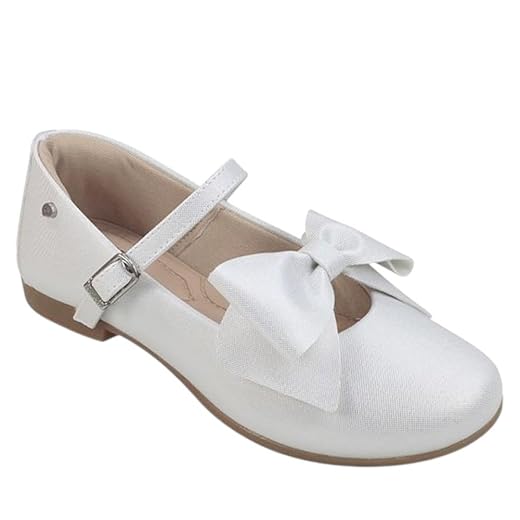 Sapatilha Pampili Angel Fivela Com Laço Boneca Prata Tamanho:27